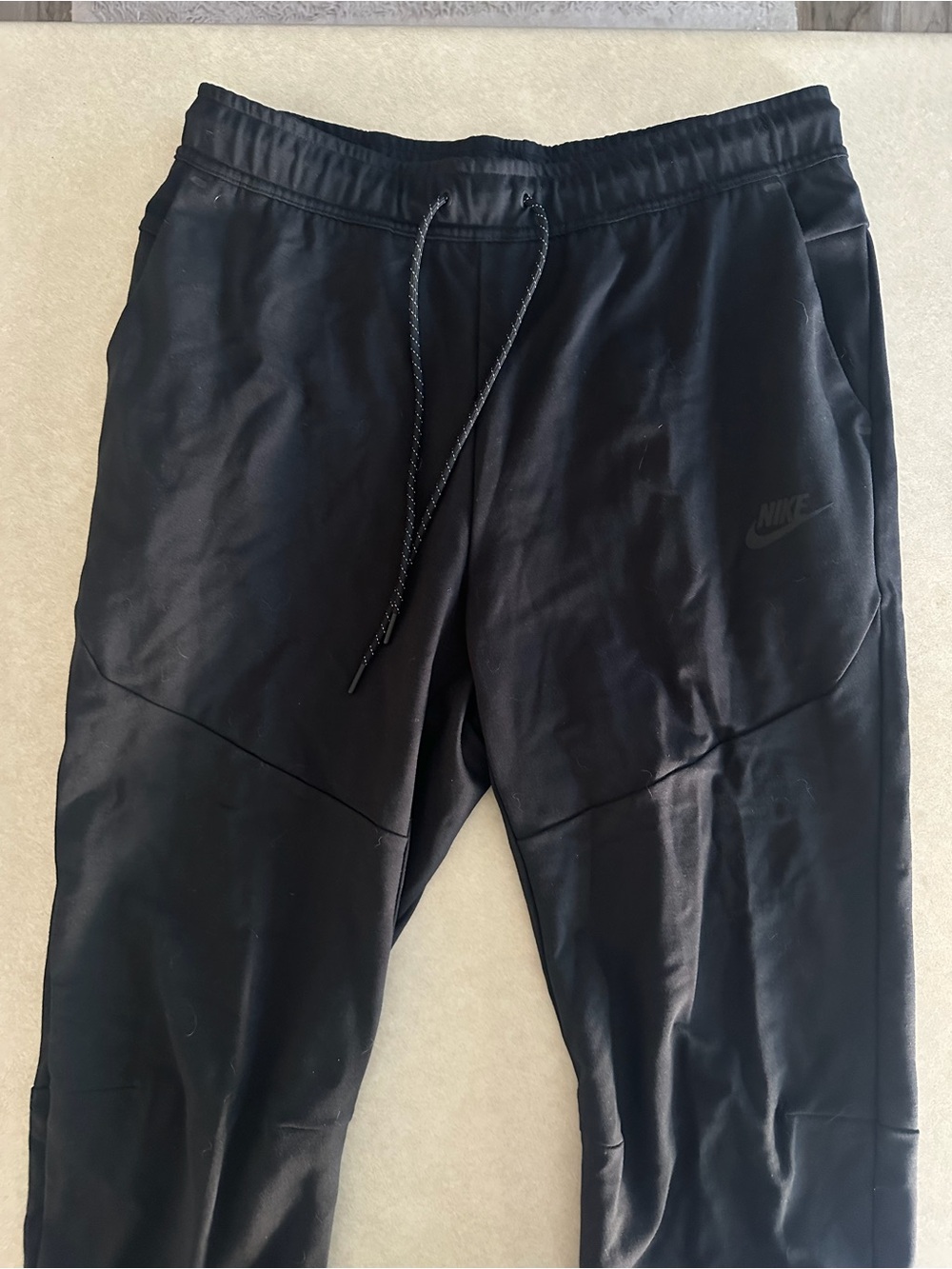 Nike Black Men's Athletic Shorts with Drawstring Waist